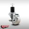 Service Caster 3'' SS Nylon Swivel 1-3/4'' Expanding Stem Caster with Brake SCC-SSEX20S314-NYS-TLB-134 - alternate 4